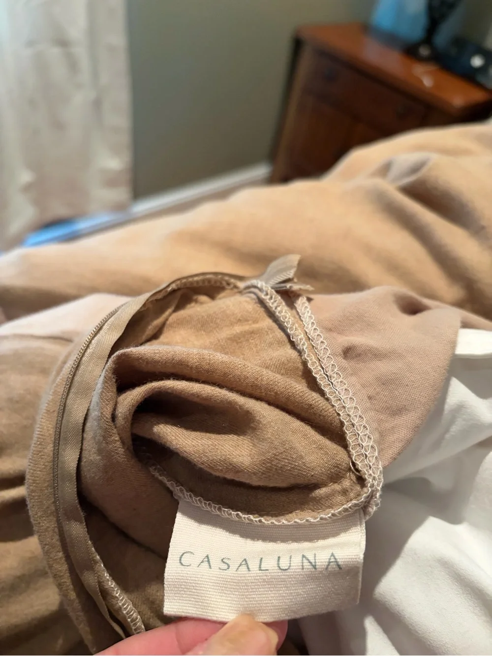 Casaluna Beige/Tan Comforter Cover
